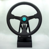 TSG 'Medium Dish' Leather Steering Wheel 350mm