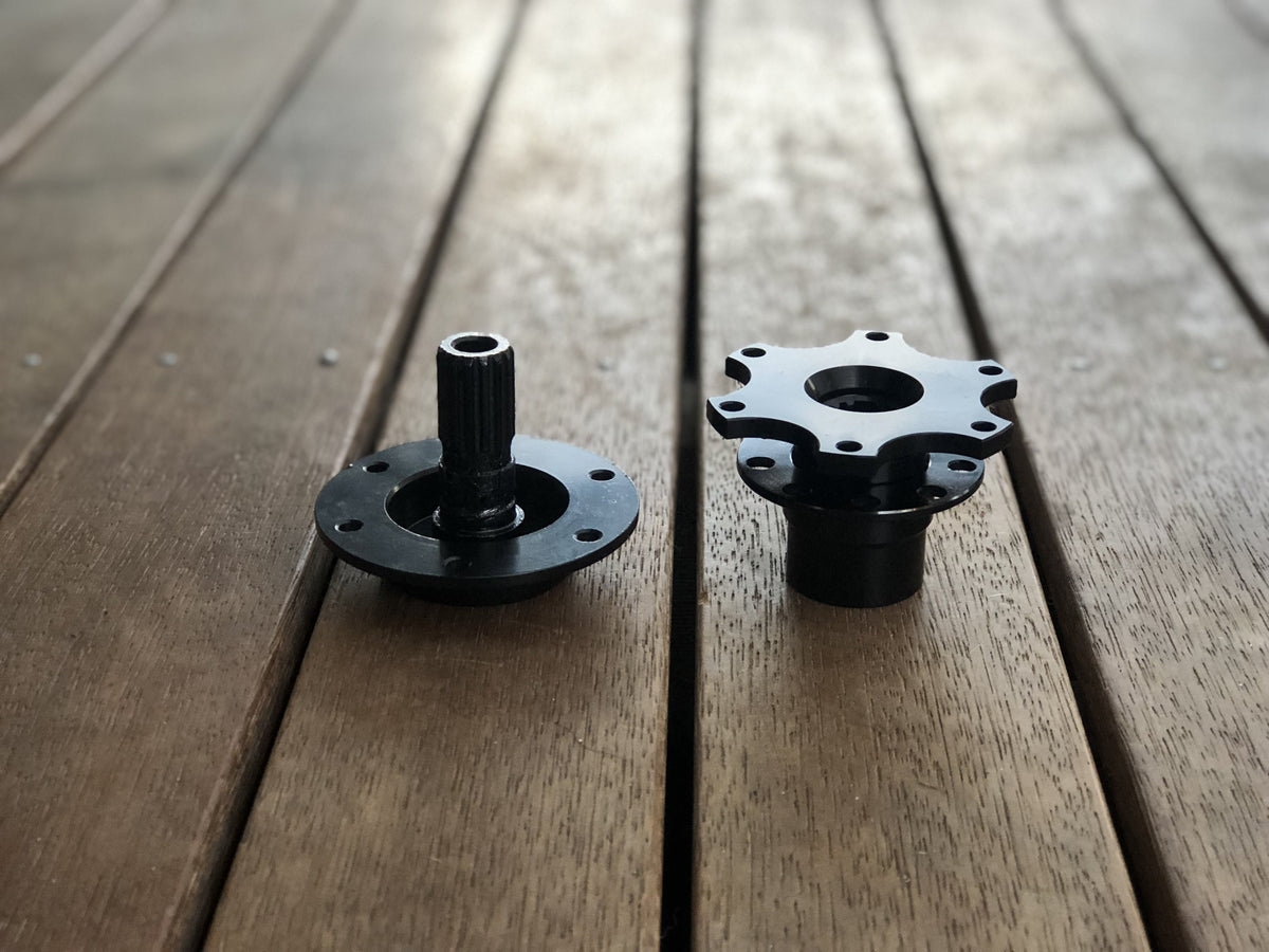 Spline Type Quick Release Steering Hub Two Step Garage