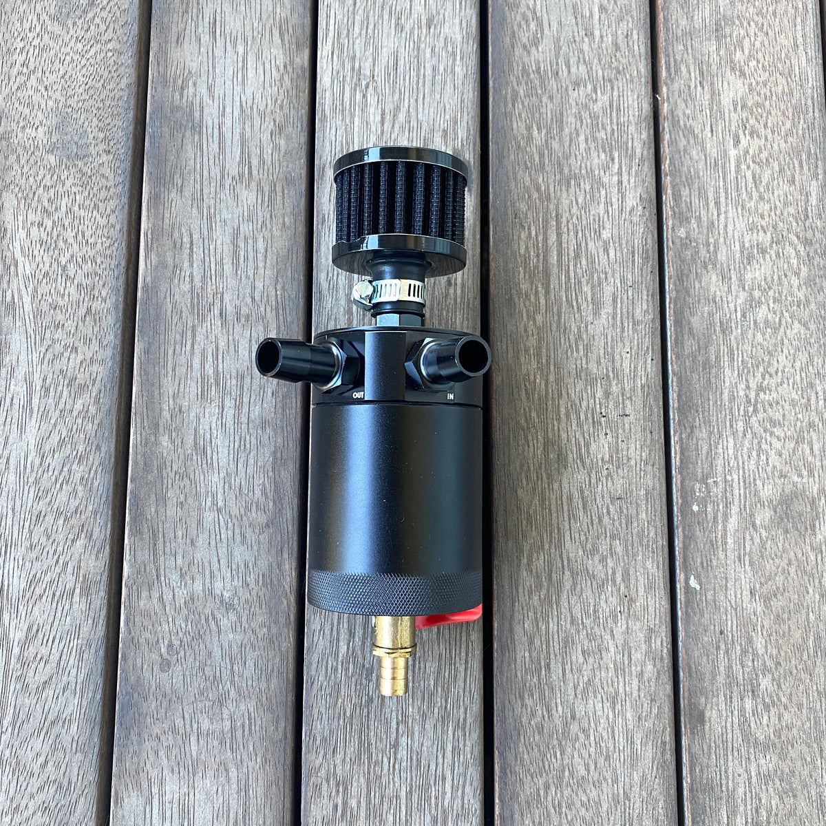 Vented, Baffled Oil Catch Can 250ml Two Step Garage