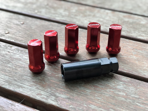 RAYS Style Steel Wheel Nuts - Two Step Garage
