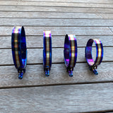 Burnt Titanium Hose Clamps