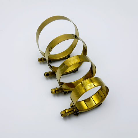 Gold Stainless Steel Hose Clamps
