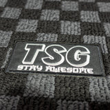 TSG Chequered Floor Mats - Grey