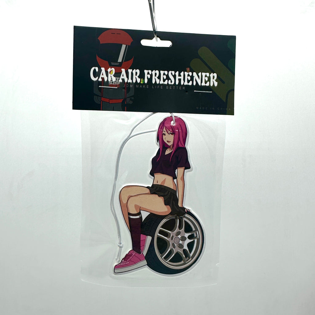 Pink JDM Girl Air Freshener | Two Step Garage