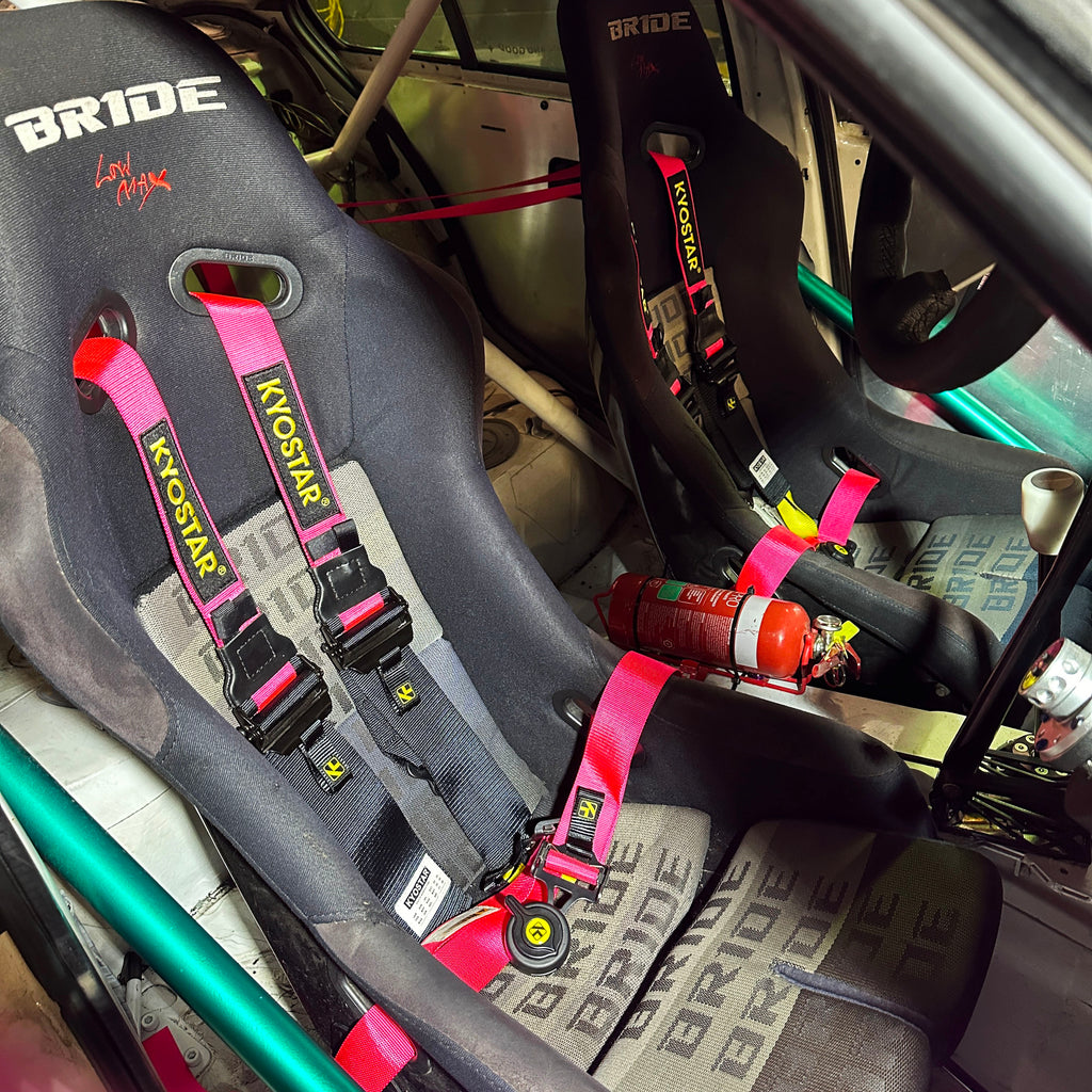 Pink 5 Point Racing Harness | Two Step Garage