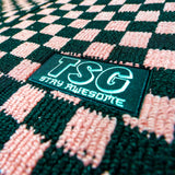 TSG Chequered Floor Mats - Pink