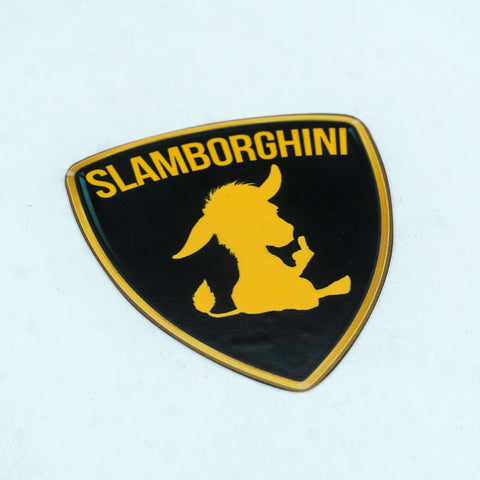 'Slamborghini' Badge Sticker