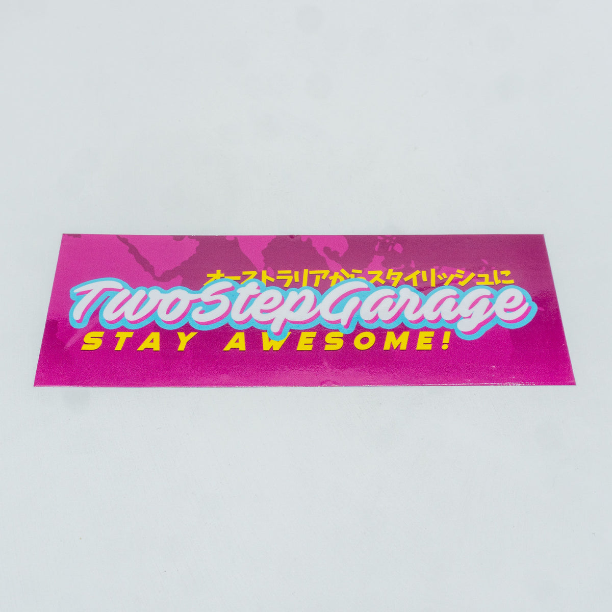 TSG 'STAY AWESOME' Slap Sticker (1 x Entry) | Two Step Garage