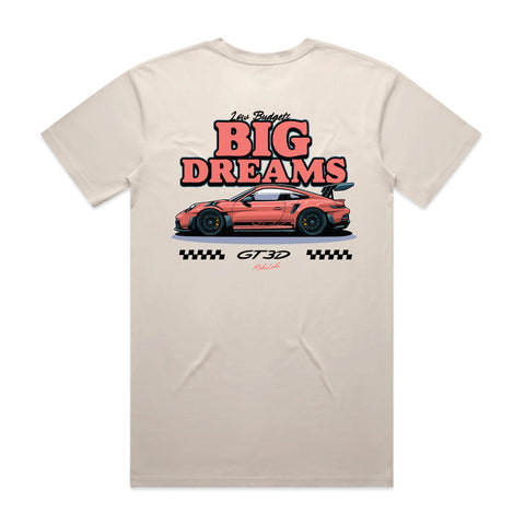 GT3D 'Low Budgets Big Dreams' Tee