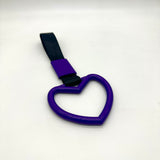 Purple JDM Heart Tsurikawa Handle