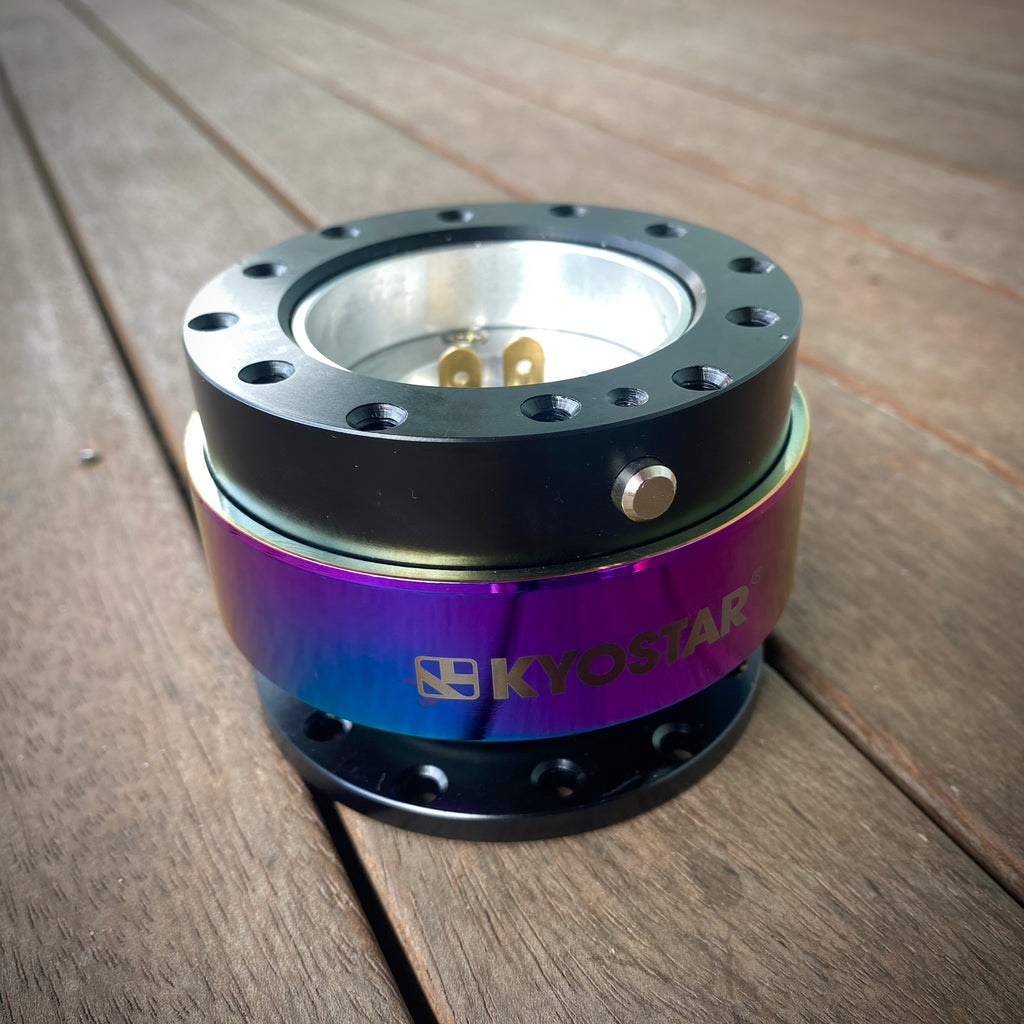 Kyostar Titanium stuurwiel Quick Release aluminium naaf adapter Boss Kit (blauw Kyostar Titanium stuurwiel Quick Release aluminium naaf adapter Boss Kit (blauw