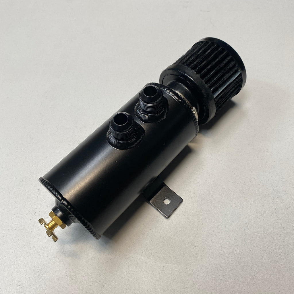 Baffled & Vented Oil Catch Can 750ml Two Step Garage