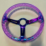 TSG 'Bubble' Steering Wheel 350mm - Purple