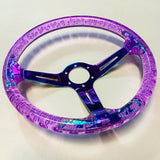 TSG 'Bubble' Steering Wheel 350mm - Purple